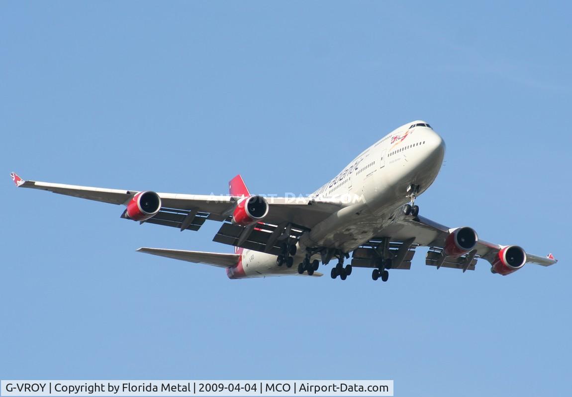 G-VROY, 2001 Boeing 747-443 C/N 32340, Virgin 747-400