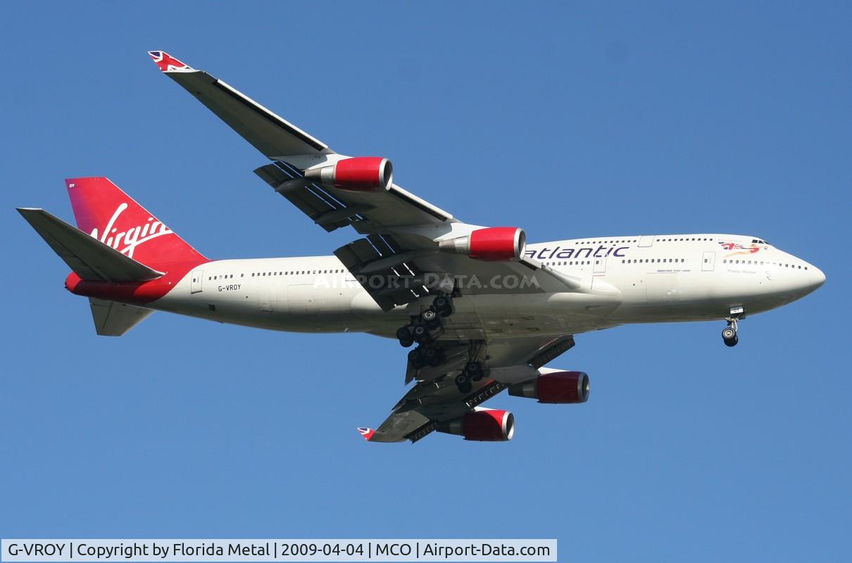 G-VROY, 2001 Boeing 747-443 C/N 32340, Virgin 747-400