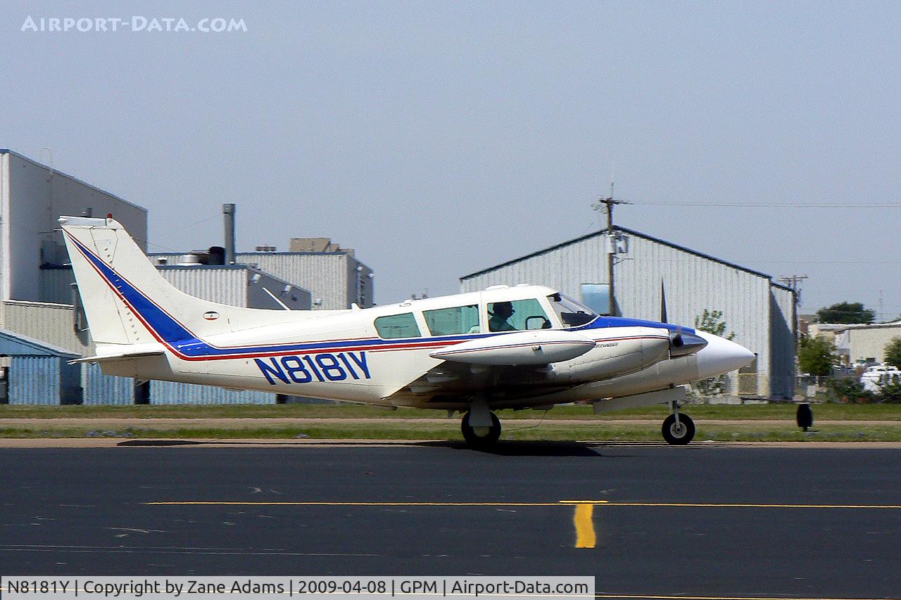 N8181Y, 1966 Piper PA-30 Twin Comanche Twin Comanche C/N 30-1298, At Grand Prairie Municipal