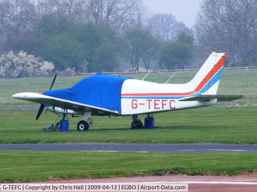 G-TEFC, 1973 Piper PA-28-140 Cherokee C/N 28-7325088, FOXTROT CHARLIER FLYERS, Previous ID: OY-PRC