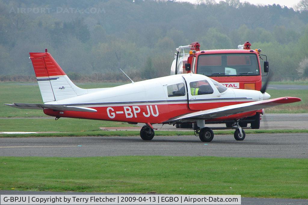 G-BPJU, 1988 Piper PA-28-161 Cadet C/N 2841032, Piper PA-28-161 at Wolverhampton 2009 Easter Fly-In day