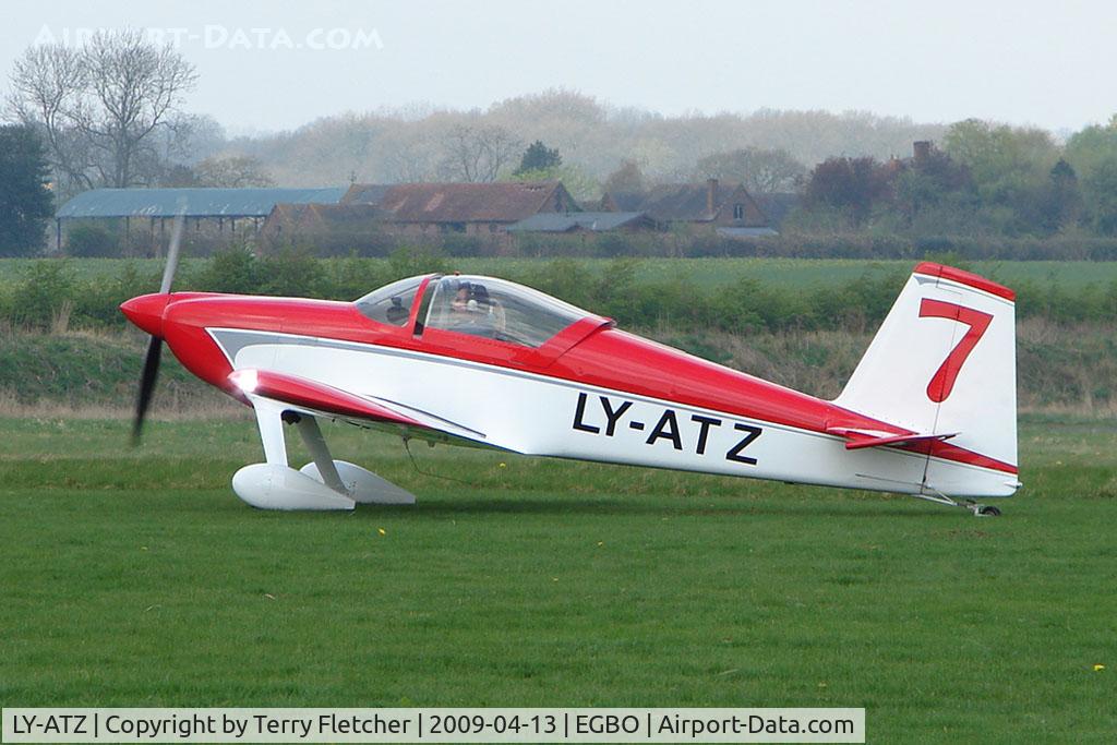 LY-ATZ, 2009 Vans RV-7 C/N 73181, Latvian registered Vans RV at Wolverhampton 2009 Easter Fly-In day