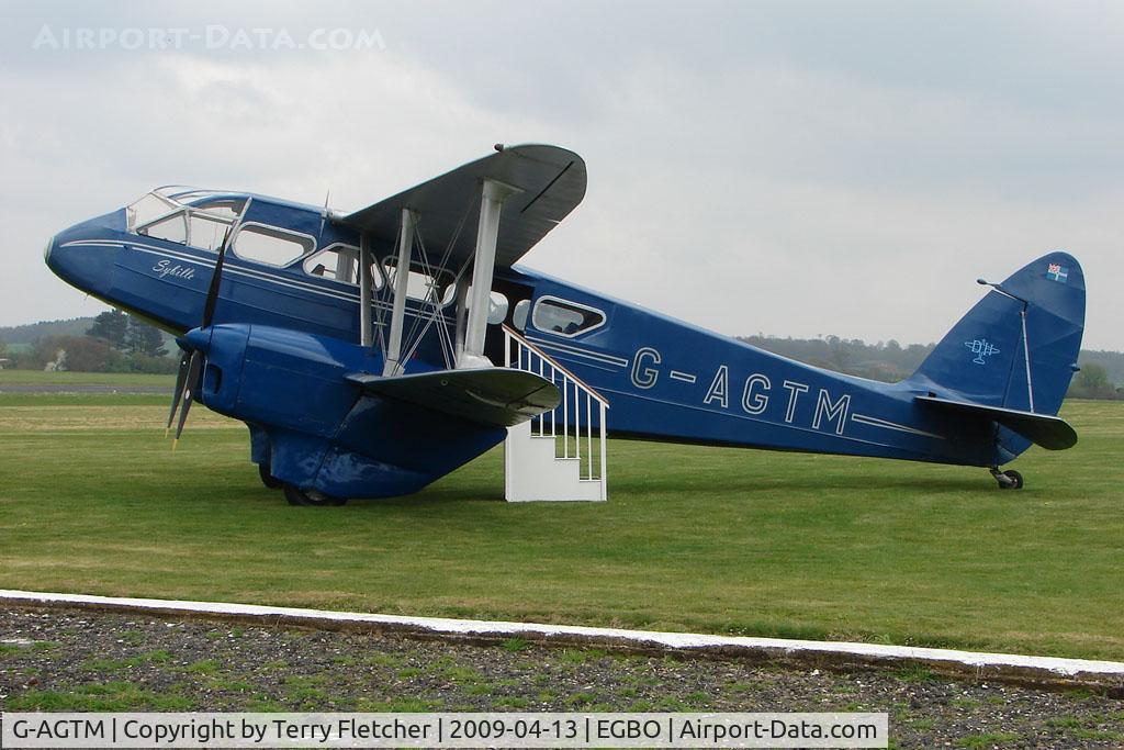 G-AGTM, 1944 De Havilland DH-89A Dominie/Dragon Rapide C/N 6746, Classic DH89A Rapide 6 at Wolverhampton 2009 Easter Fly-In day
