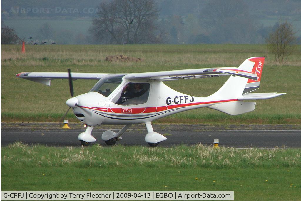G-CFFJ, 2008 Flight Design CTSW C/N 8391, Ikarus at Wolverhampton 2009 Easter Fly-In day