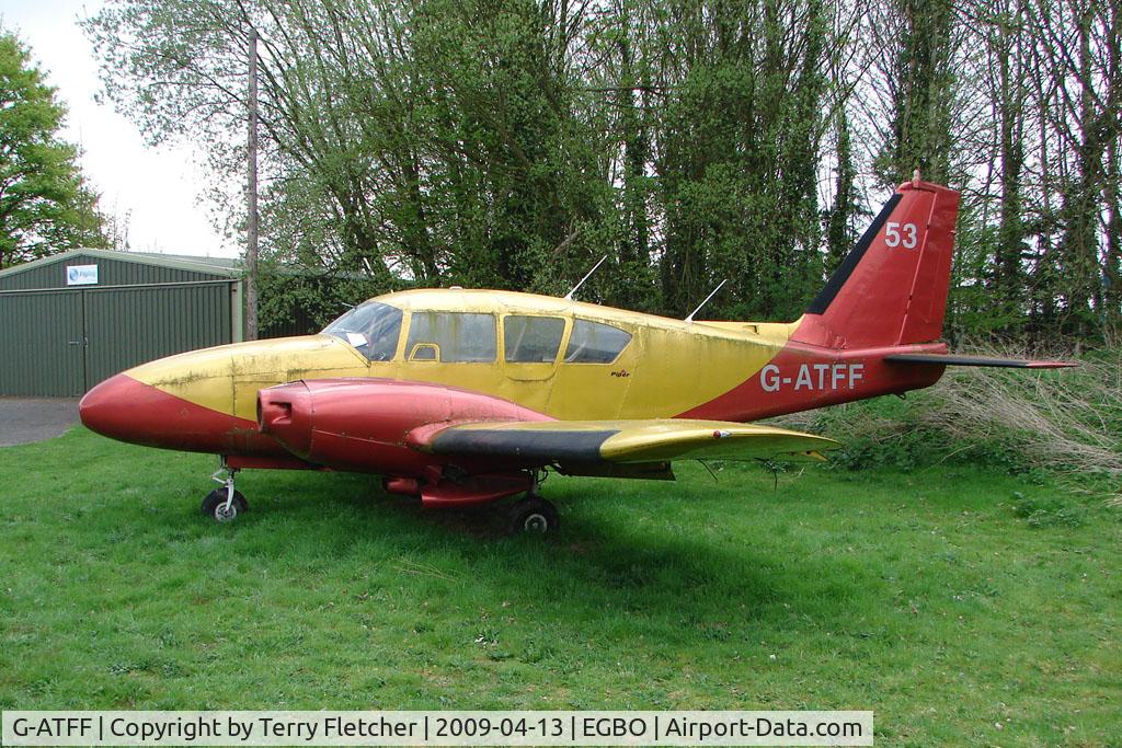 G-ATFF, 1965 Piper PA-23-250 Aztec E C/N 27-2898, Piper Apache at Wolverhampton 2009 Easter Fly-In day