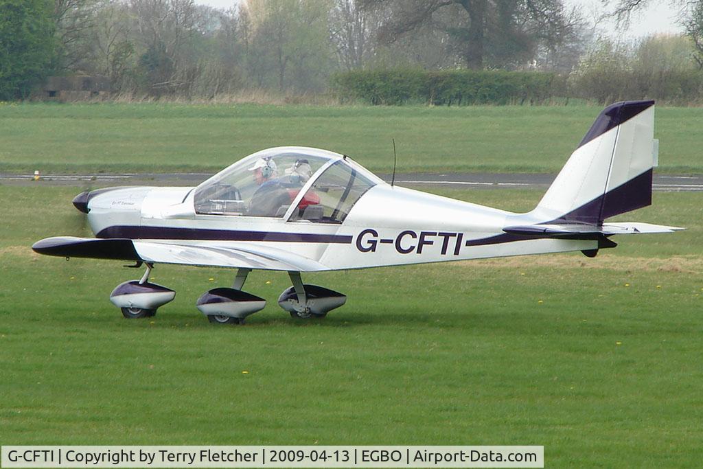 G-CFTI, 2009 Aerotechnik EV-97 Eurostar C/N LAA 315-14878, Eurostar at Wolverhampton 2009 Easter Fly-In day
