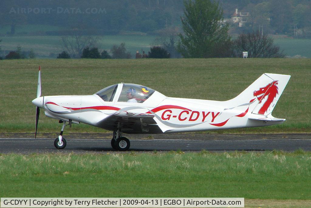G-CDYY, 2006 Alpi Aviation Pioneer 300 C/N PFA 330-14323, A patently Welsh Pioneer 300 at Wolverhampton 2009 Easter Fly-In day