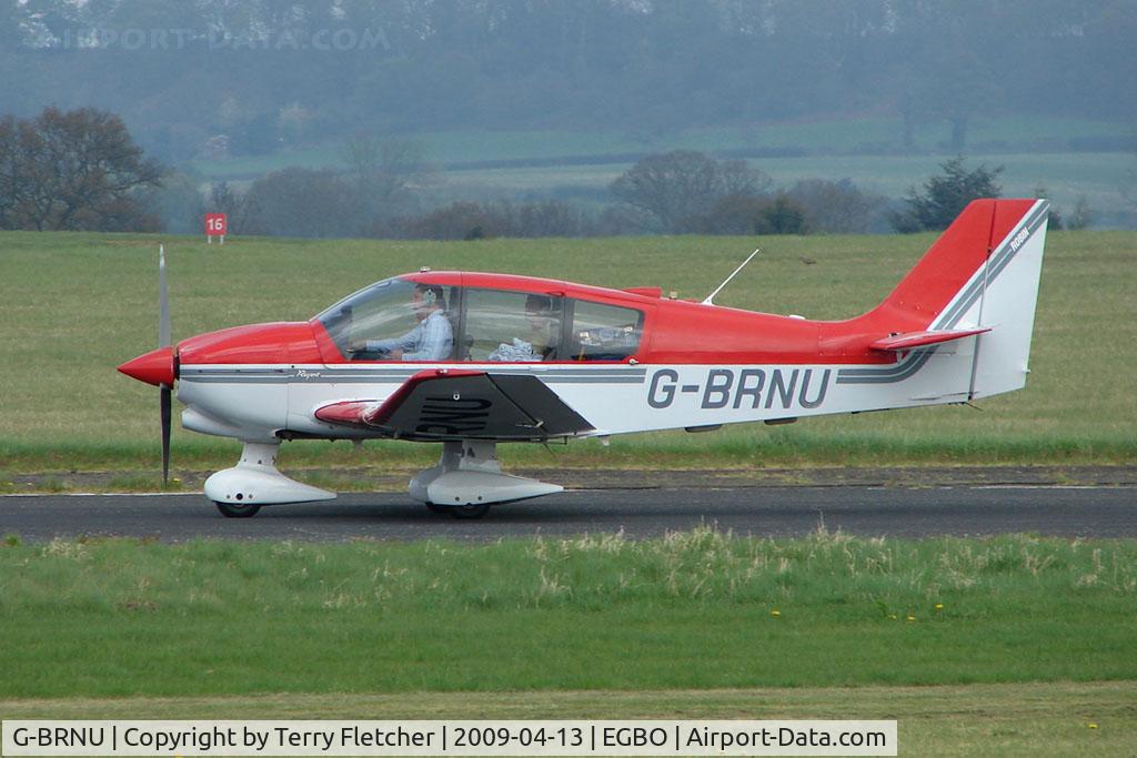 G-BRNU, 1989 Robin DR-400-180 Regent Regent C/N 1937, Robin DR400 at Wolverhampton 2009 Easter Fly-In day