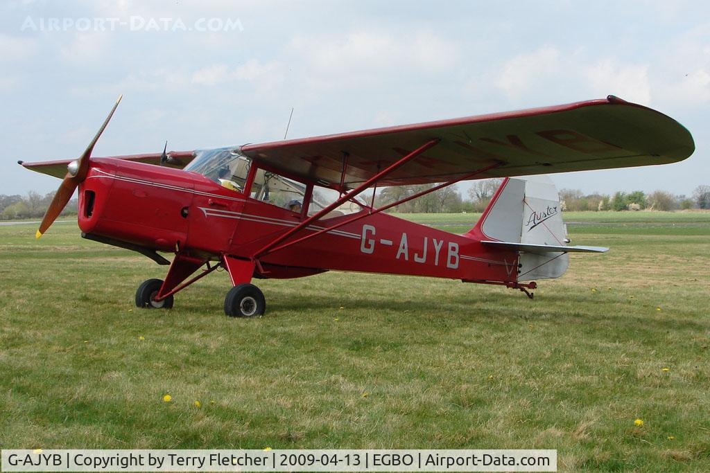 G-AJYB, 1945 Taylorcraft J-1N Alpha C/N 847, 1947 Stampe SV4C at Wolverhampton 2009 Easter Fly-In day
