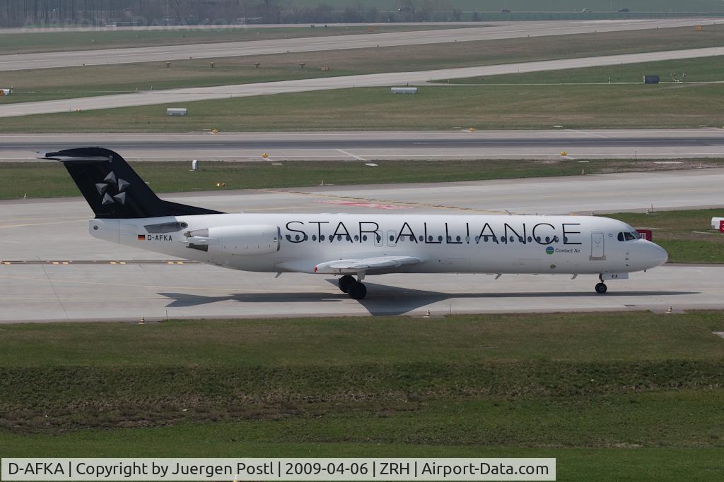 D-AFKA, 1994 Fokker 100 (F-28-0100) C/N 11517, Fokker 100