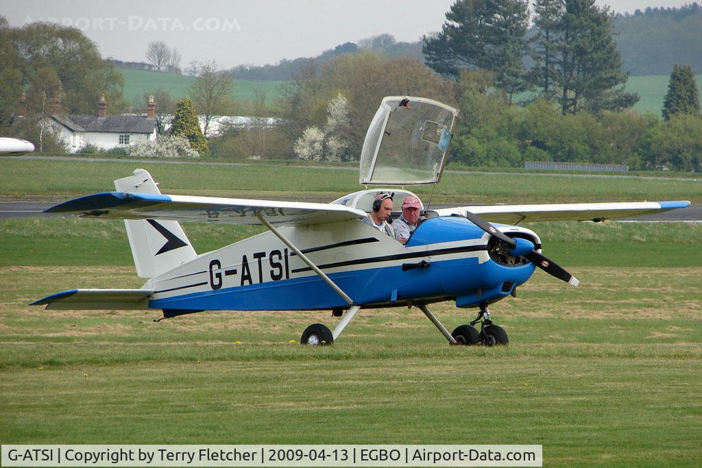 G-ATSI, 1966 Bolkow Bo-208C Junior C/N 605, Bolkow Junior at Wolverhampton 2009 Easter Fly-In day
