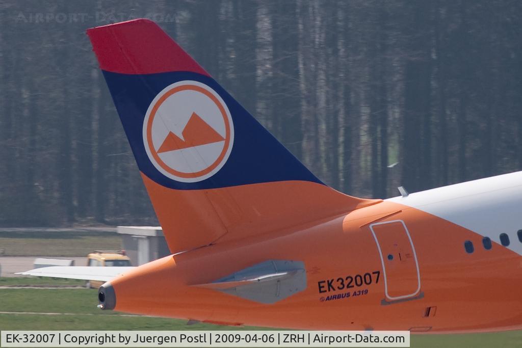 EK-32007, 2009 Airbus A319-111 C/N 3834, Armavia Airbus A319-111