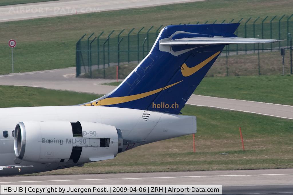 HB-JIB, 1996 McDonnell Douglas MD-90-30 C/N 53553, MD-90-30