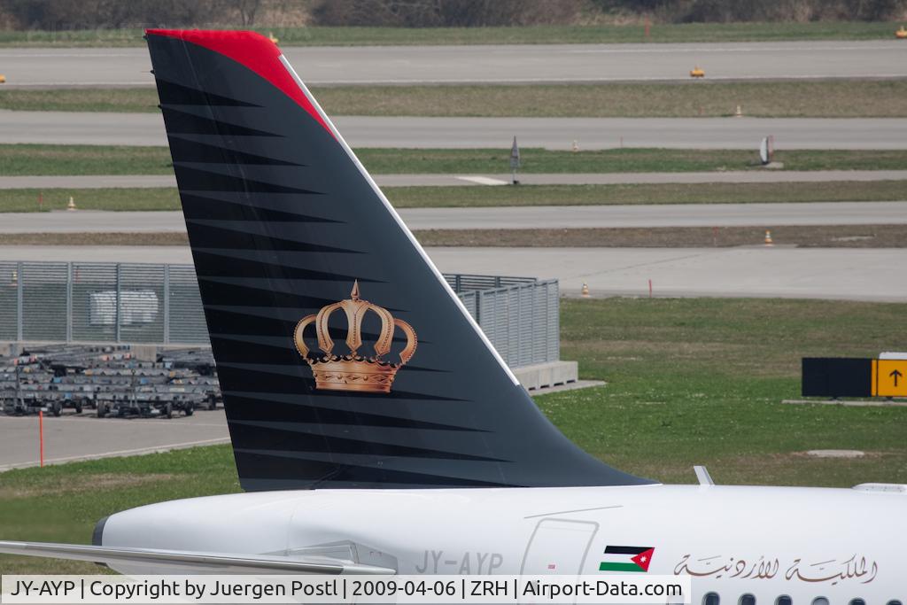 JY-AYP, 2009 Airbus A319-132 C/N 3832, Royal Jordanian Airbus A319-132