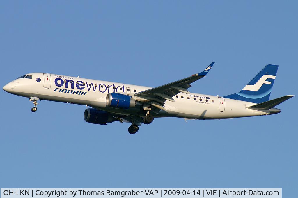 OH-LKN, 2009 Embraer 190LR (ERJ-190-100LR) C/N 19000252, Finnair Embraer 190