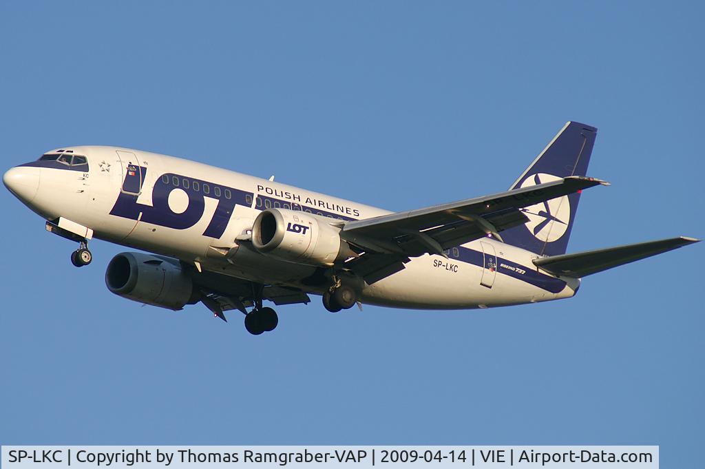 SP-LKC, 1992 Boeing 737-55D C/N 27418, LOT - Polish Airlines Boeing 737-500