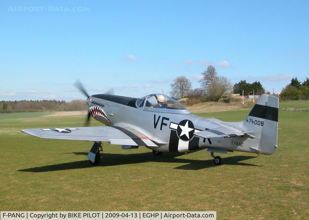 F-PANG, Jurca MJ-77 Gnatsum  (3/4 Scale NA P-51D Mustang) C/N 04, TAXYING OUT FOR DEPARTURE