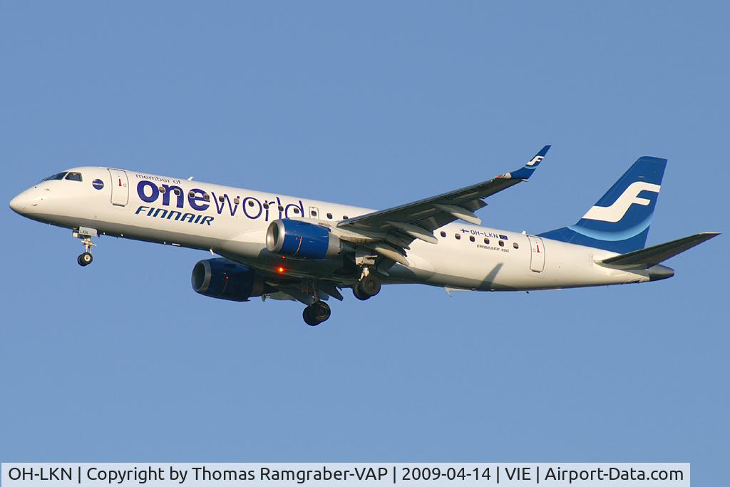 OH-LKN, 2009 Embraer 190LR (ERJ-190-100LR) C/N 19000252, Finnair Embraer 190