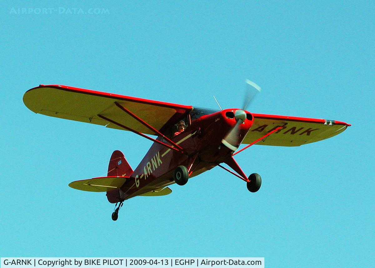 G-ARNK, 1961 Piper PA-22-108 Colt Colt C/N 22-8622, CLIMBING OUT FROM RWY 21