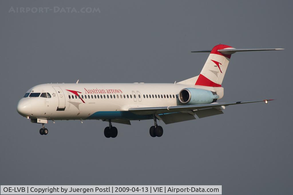 OE-LVB, 1994 Fokker 100 (F-28-0100) C/N 11502, Fokker 100