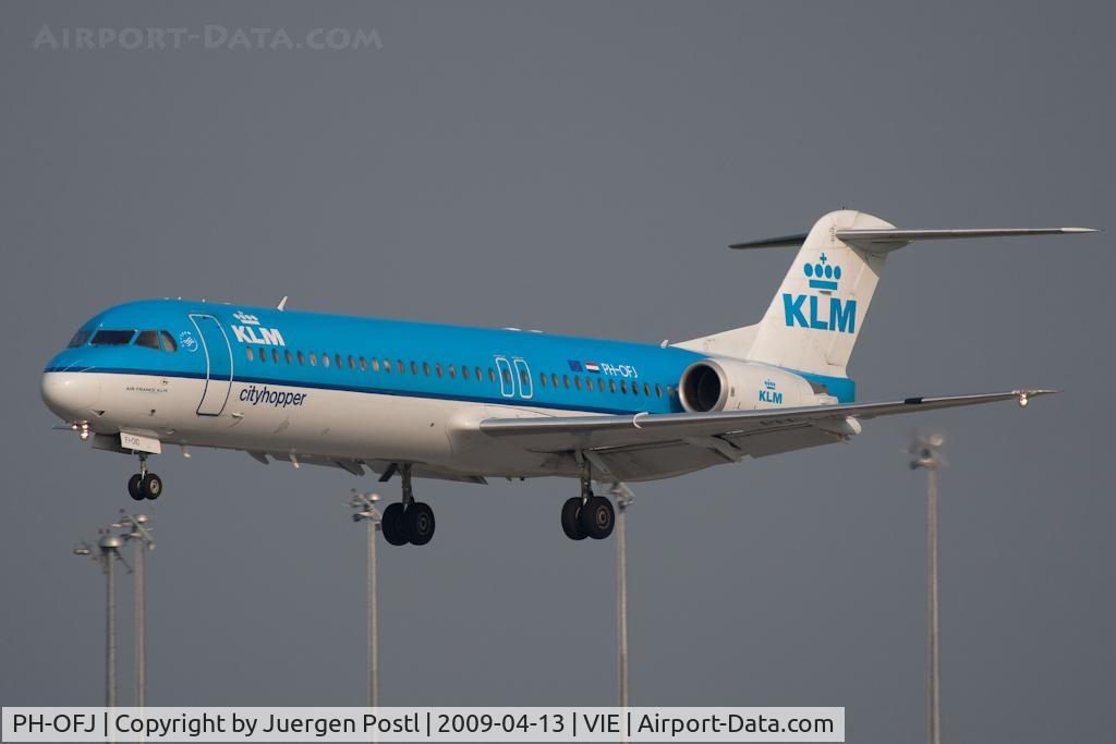 PH-OFJ, 1988 Fokker 100 (F-28-0100) C/N 11248, Fokker 100