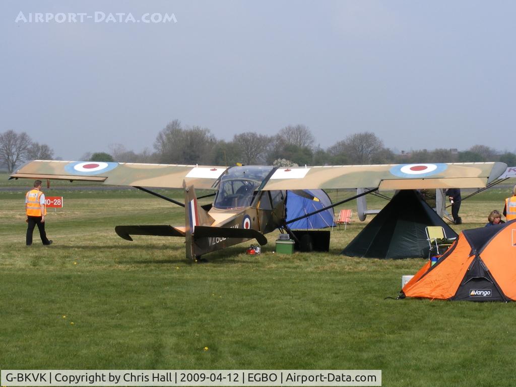 G-BKVK, 1954 Auster AOP.9 C/N AUS/10/2, Ex Army Air Corps.  Serial: WZ662