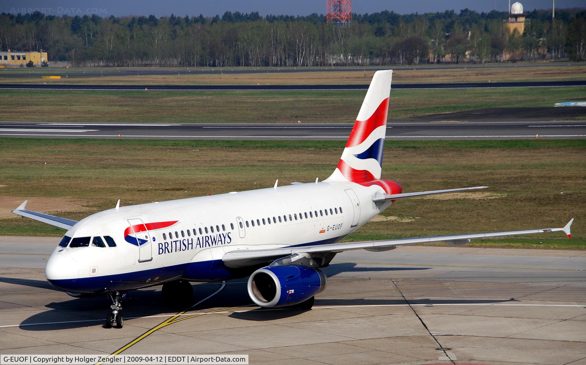 G-EUOF, 2001 Airbus A319-131 C/N 1590, The Gatwick shuttle to Berlin