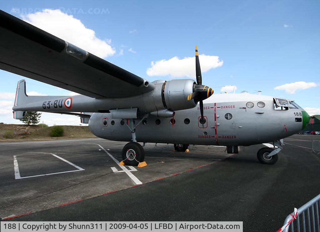 188, Nord N-2501D Noratlas C/N 188, Displayed by the CAEA Museum during BA106 Open Day