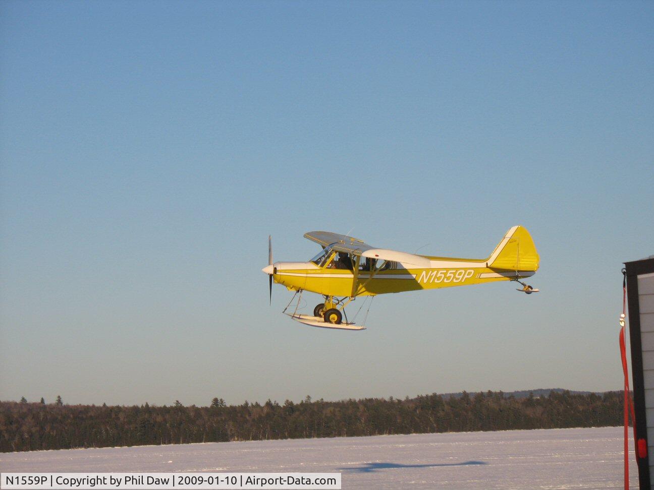 N1559P, 1954 Piper PA-18-135 Super Cub C/N 18-3716, Over Junoir Lake, Maine