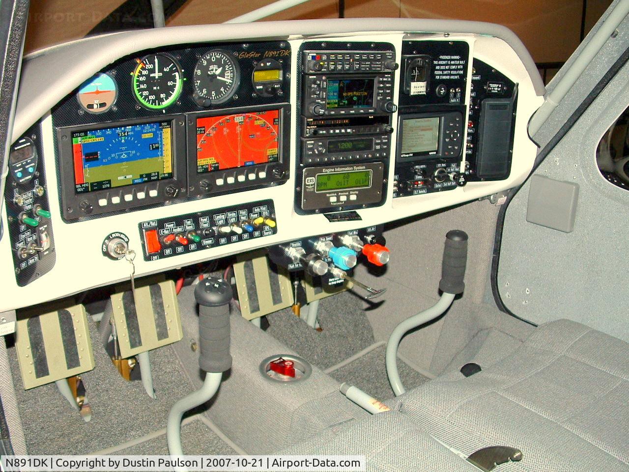 N891DK, 2007 Stoddard-Hamilton GlaStar C/N 5010, GlaStar