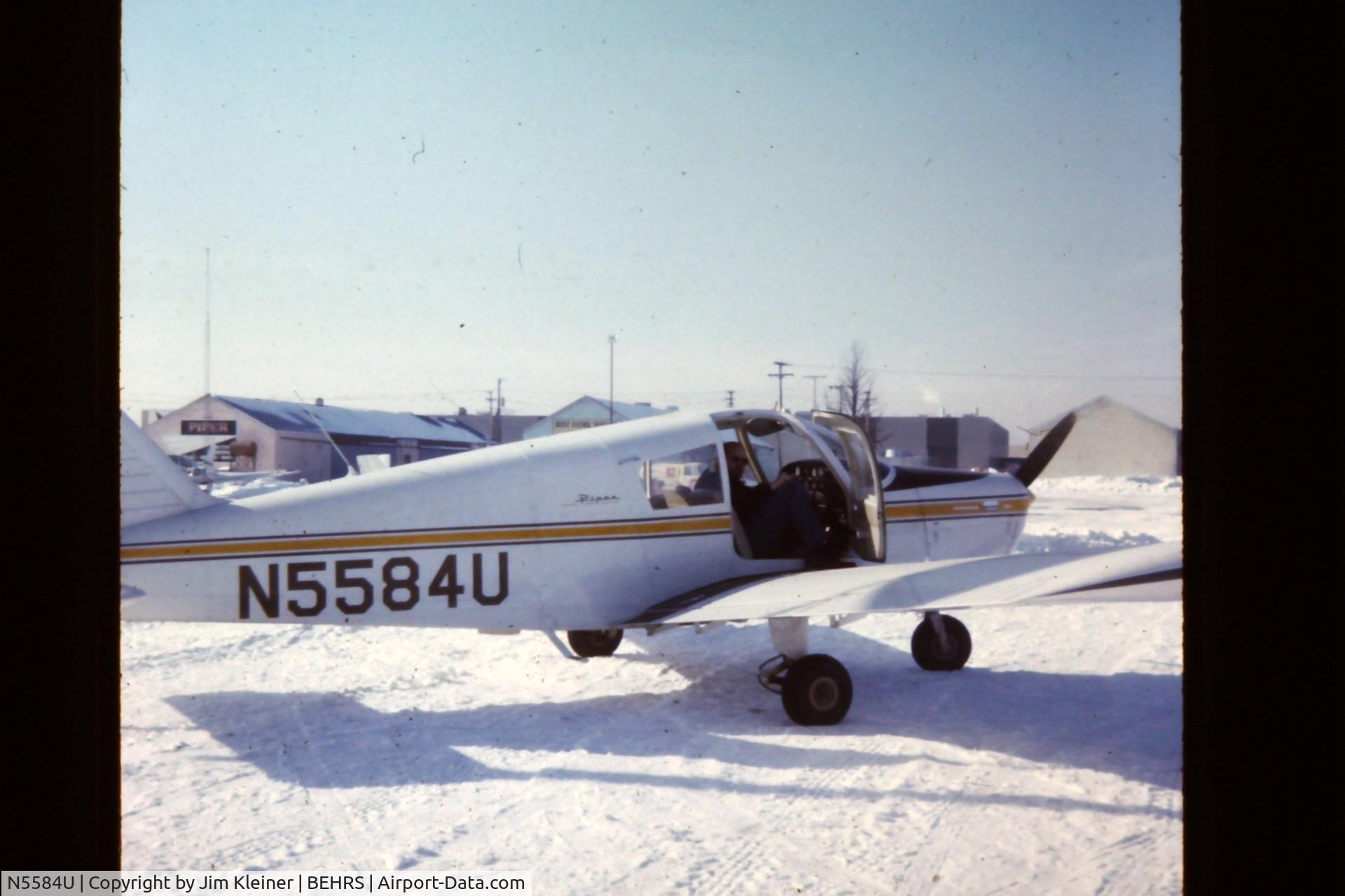 N5584U, 1969 Piper PA-28-140 C/N 28-26314, Near Detroit, 1970