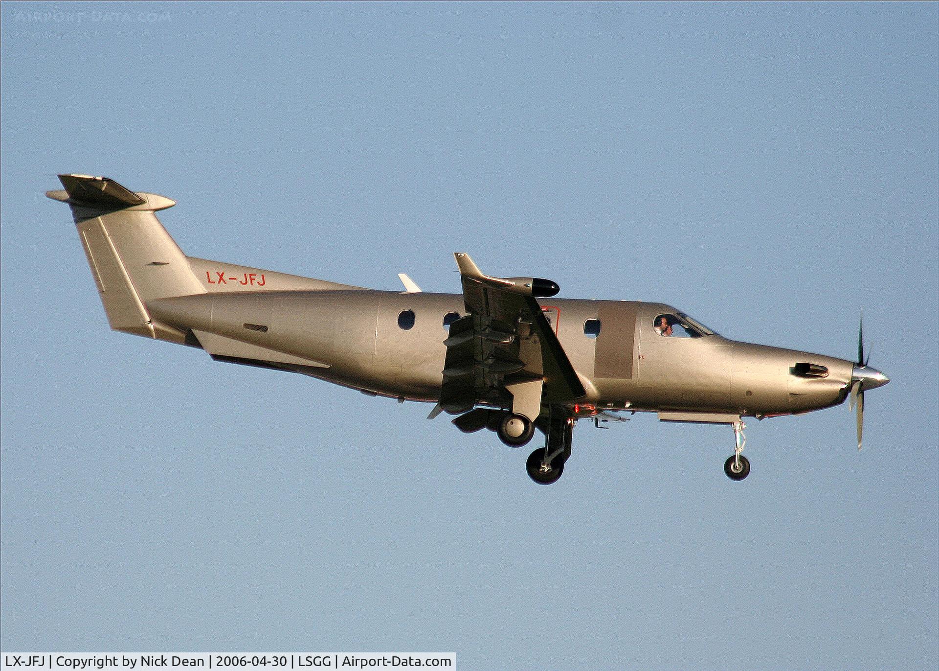 LX-JFJ, 2005 Pilatus PC-12/45 C/N 678, LSGG