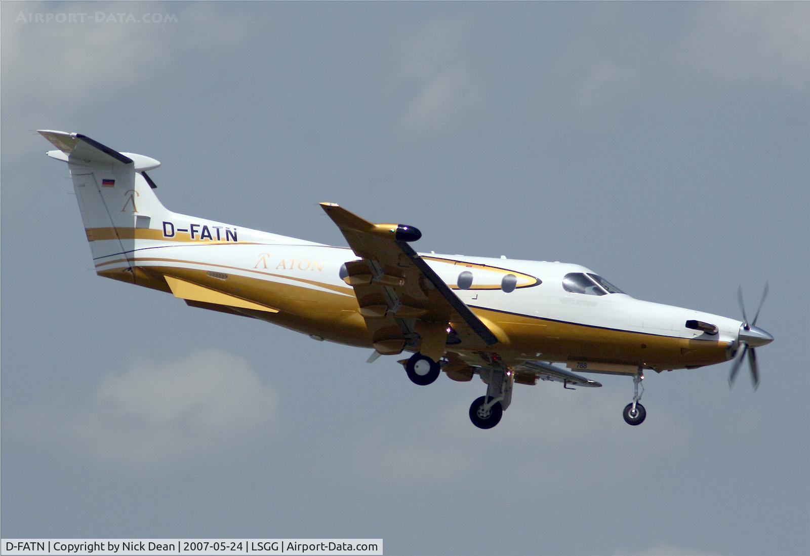 D-FATN, 2007 Pilatus PC-12/47 C/N 788, LSGG