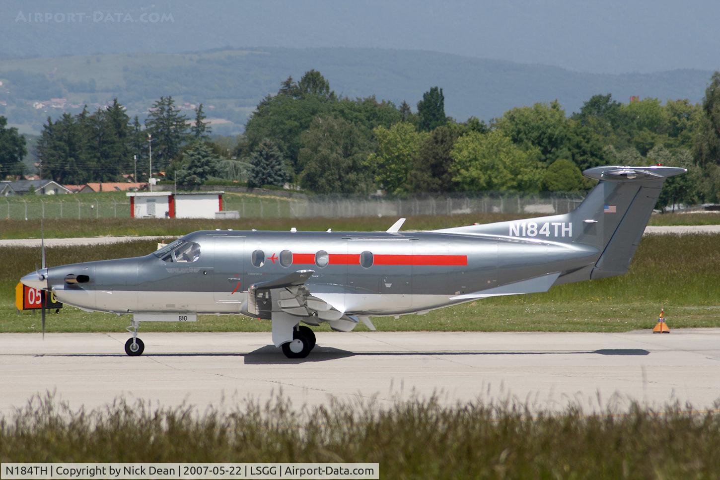 N184TH, 2007 Pilatus PC-12/47 C/N 810, LSGG