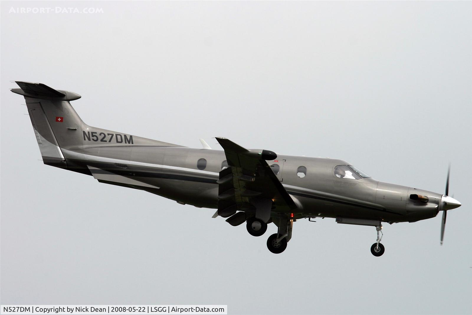 N527DM, 2007 Pilatus PC-12/47 C/N 813, LSGG