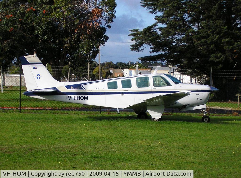 VH-HOM, 1978 Beech A36 Bonanza 36 C/N E-1414, Bonanza 36 VH-HOM