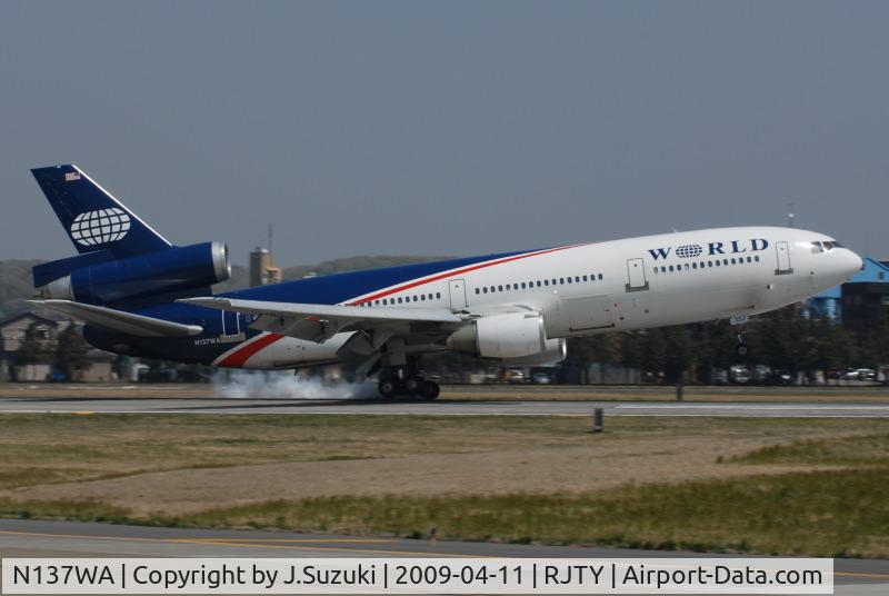 N137WA, 1981 McDonnell Douglas DC-10-30 C/N 48282, World Airways,Inc. New C/S