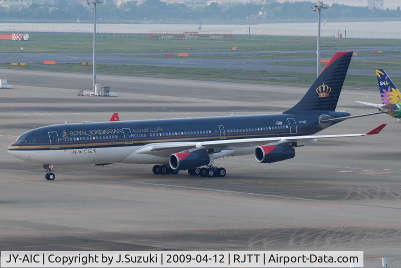 JY-AIC, 1993 Airbus A340-212 C/N 14, RJA001 (opf Jordan Gvmt)