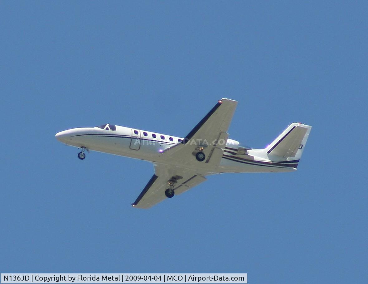N136JD, 1995 Cessna 560 Citation Ultra C/N 560-0293, Cessna 560