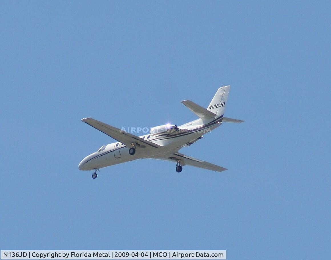 N136JD, 1995 Cessna 560 Citation Ultra C/N 560-0293, Cessna 560