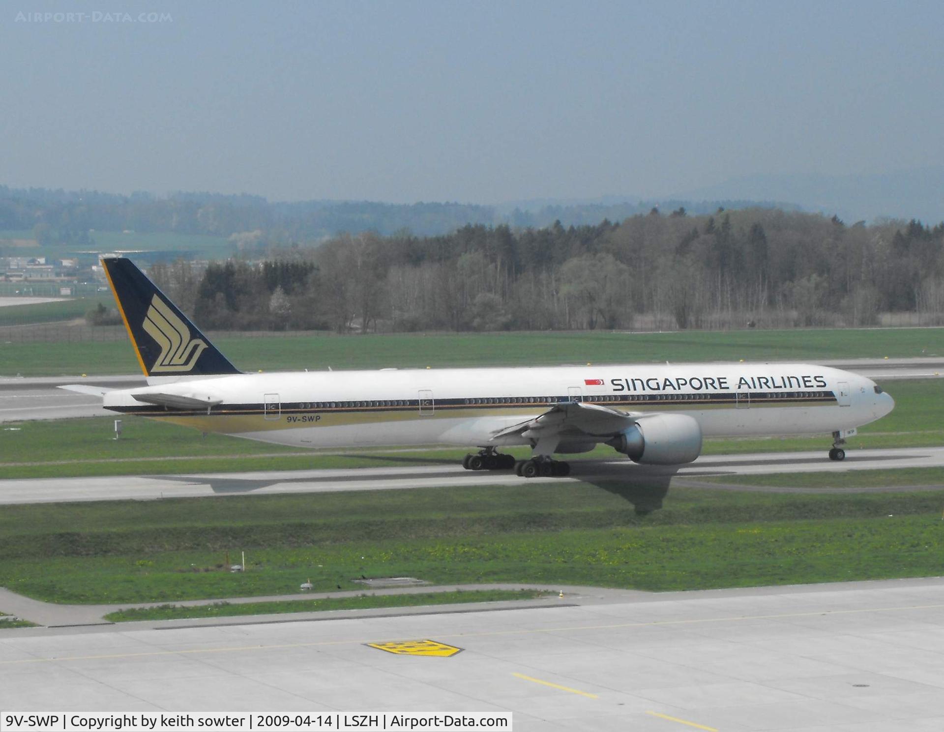 9V-SWP, 2008 Boeing 777-312/ER C/N 34581, Taken from the excellent Viewing Deck 