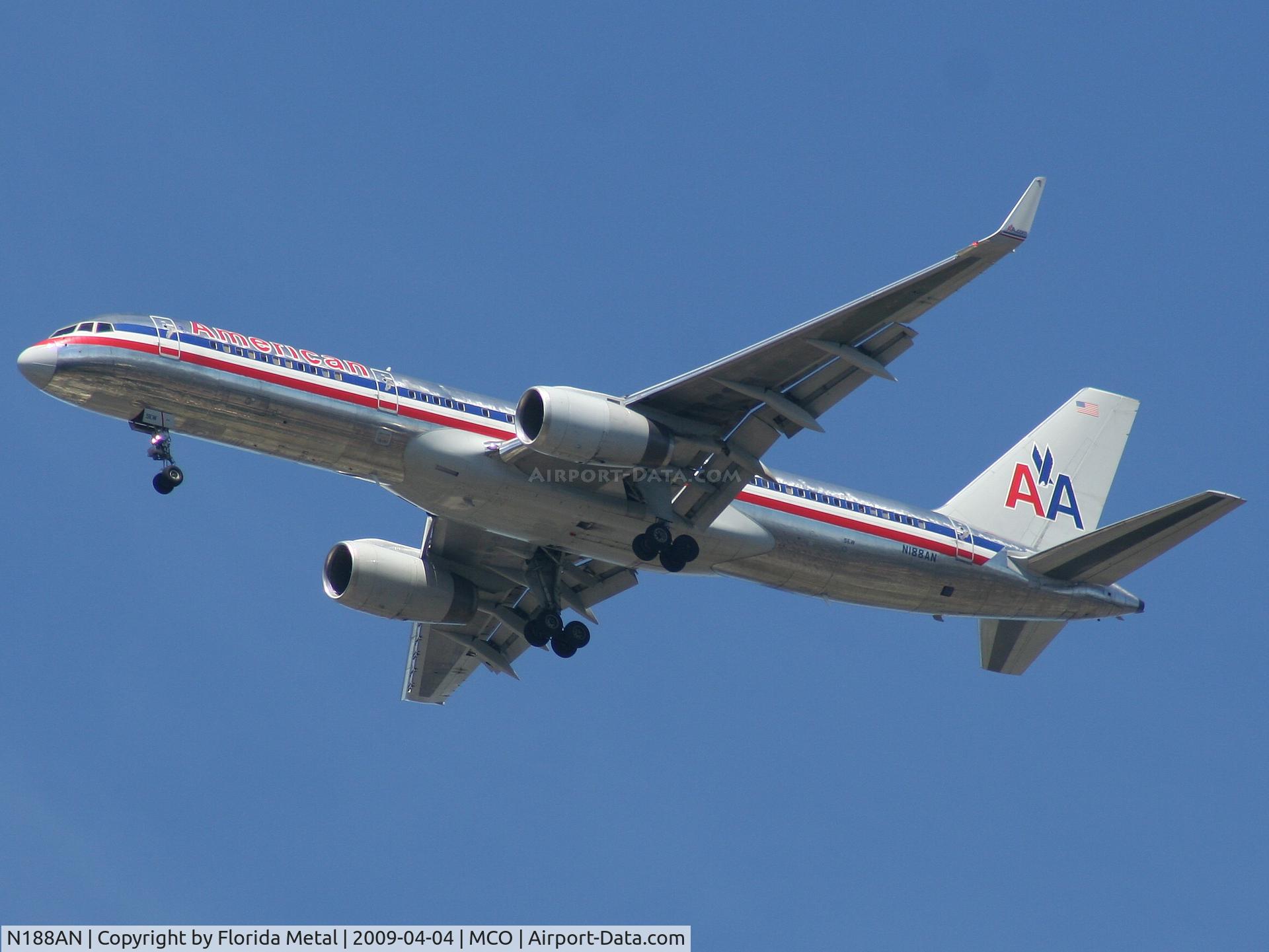 N188AN, 2001 Boeing 757-223 C/N 32382, American 757-200
