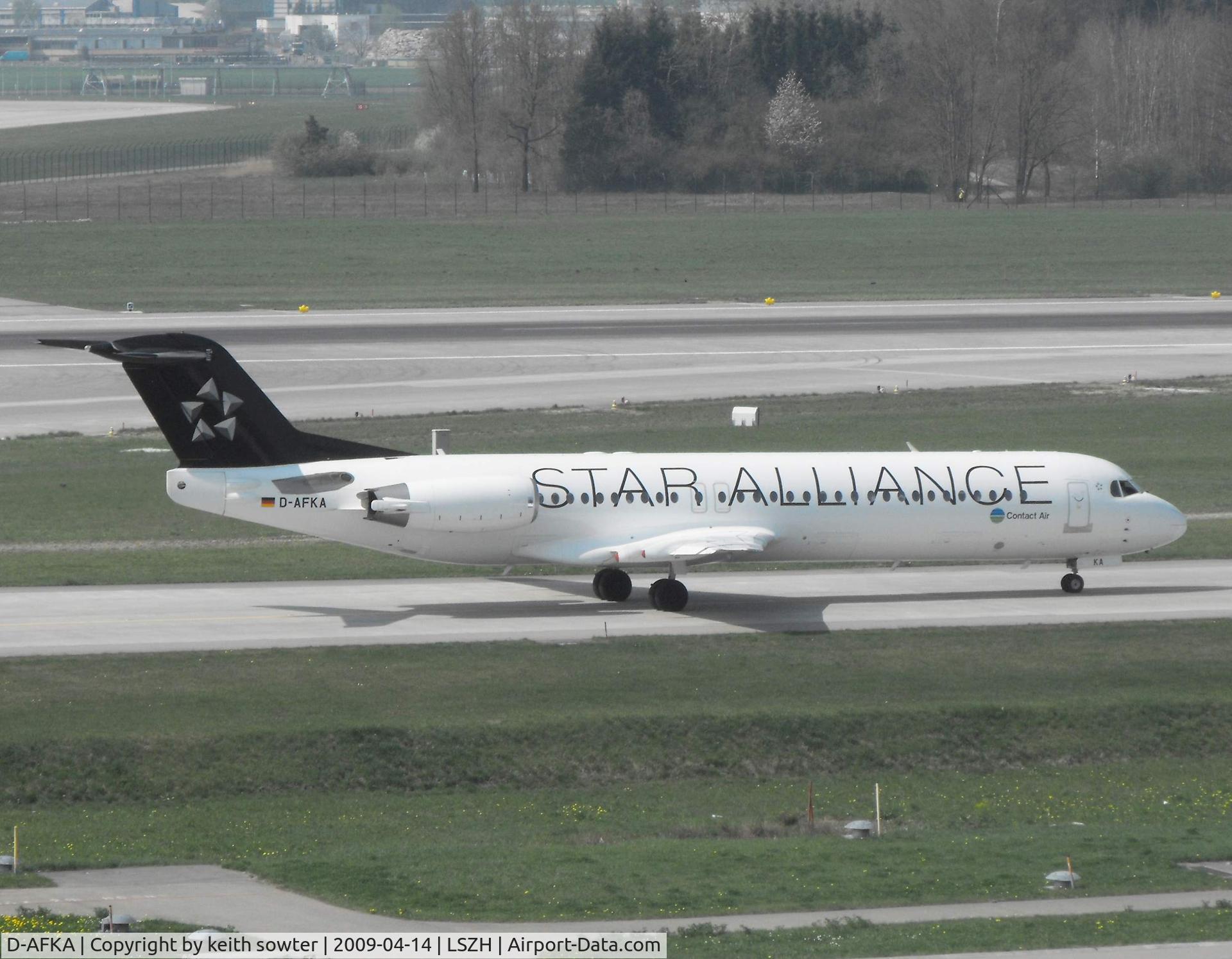 D-AFKA, 1994 Fokker 100 (F-28-0100) C/N 11517, Taken from the excellent Viewing Deck 