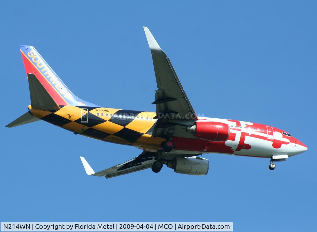N214WN, 2005 Boeing 737-7H4 C/N 32486, Southwest 