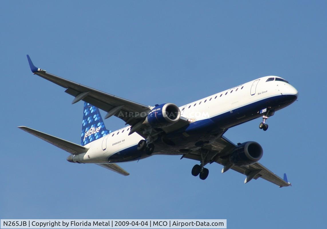 N265JB, 2006 Embraer ERJ-190-100 IGW 190AR C/N 19000049, Jet Blue E190