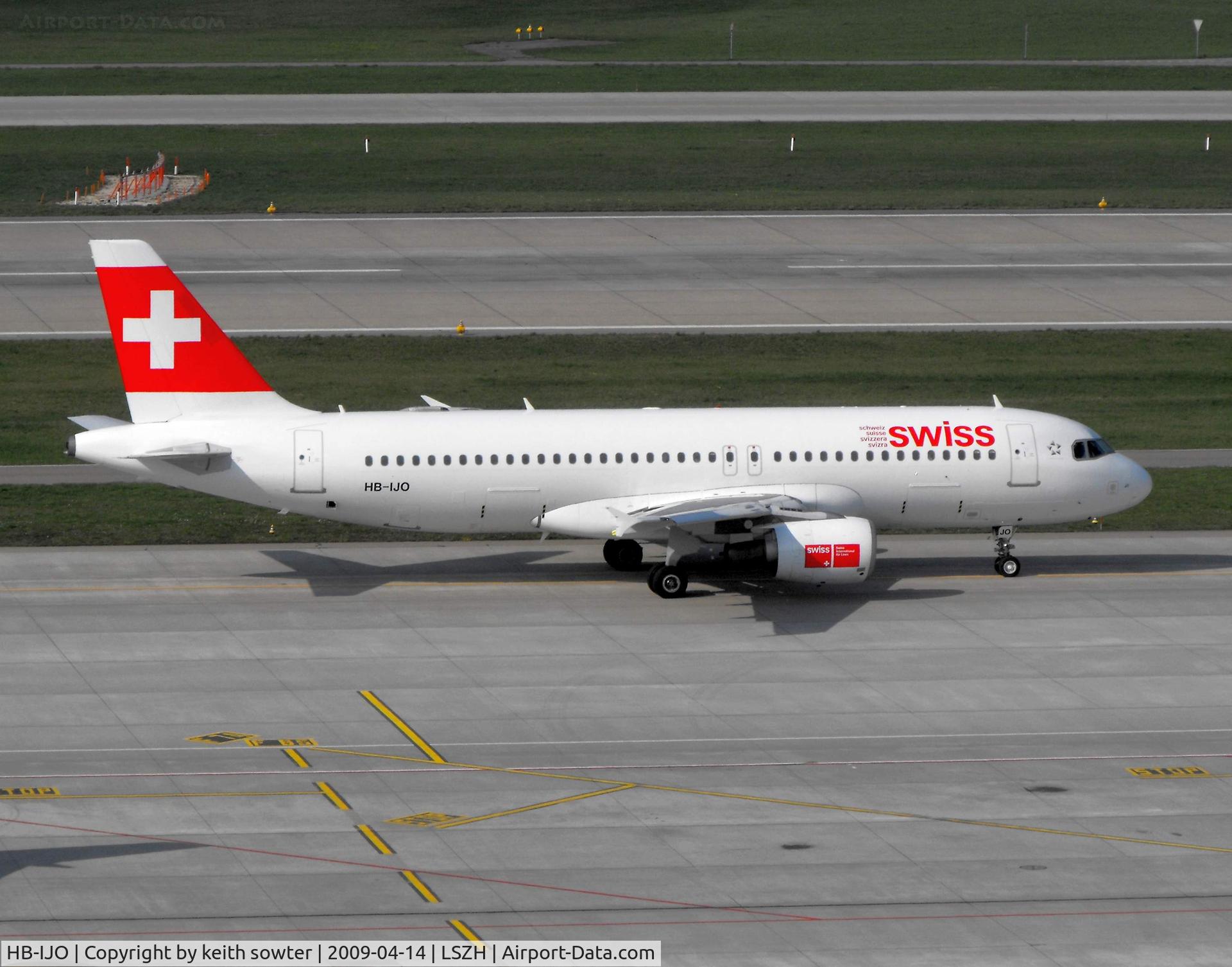 HB-IJO, 1997 Airbus A320-214 C/N 673, Taken from the 10th floor of a car park roof