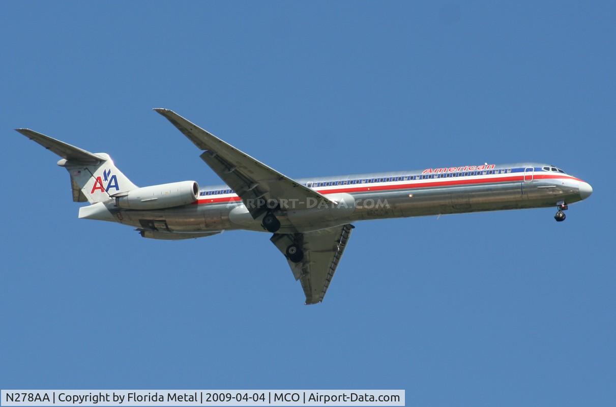 N278AA, 1985 McDonnell Douglas MD-82 (DC-9-82) C/N 49294, American MD-82