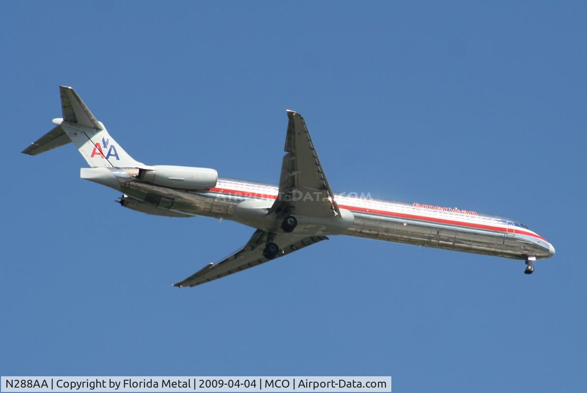 N288AA, 1985 McDonnell Douglas MD-82 (DC-9-82) C/N 49300, American MD-82