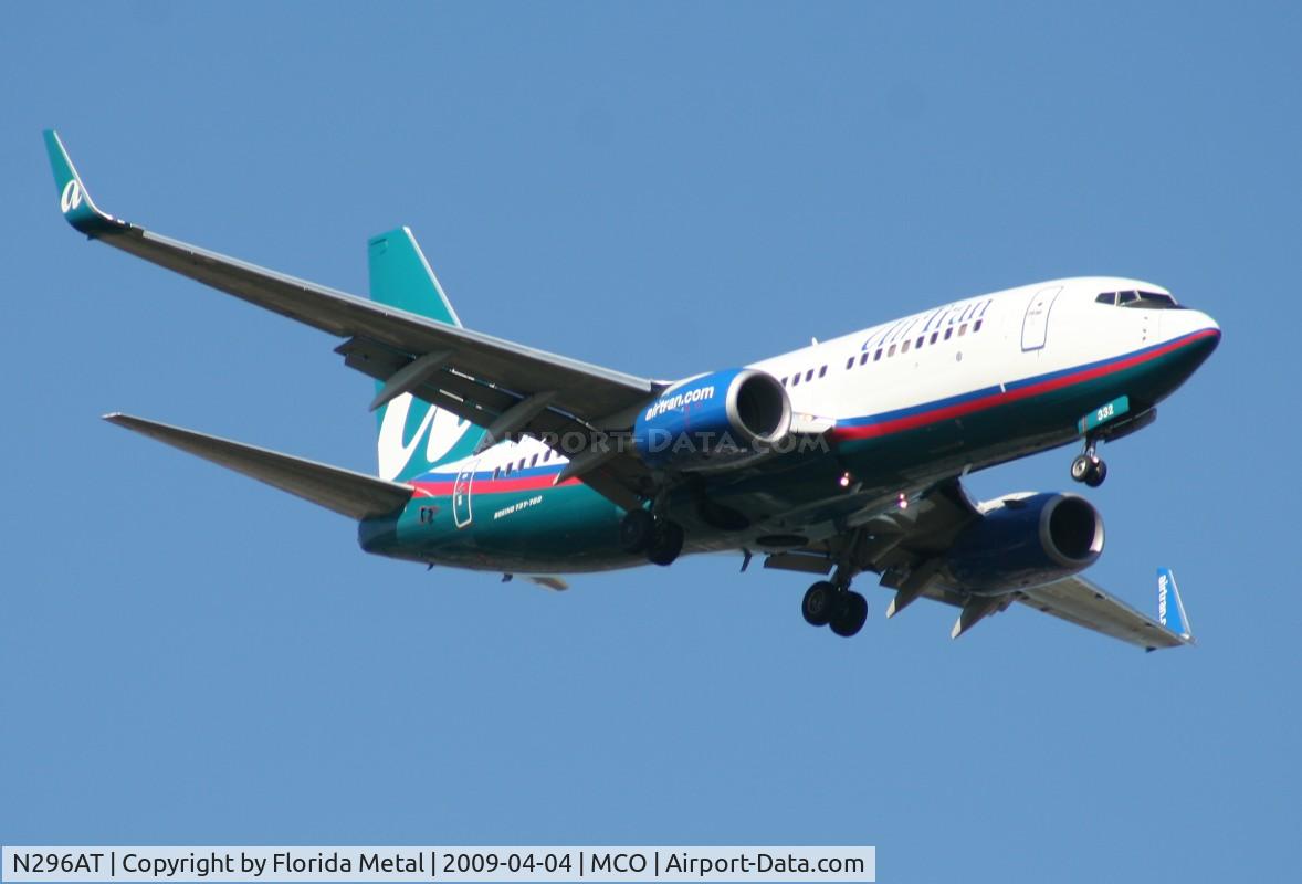 N296AT, 2006 Boeing 737-7BD C/N 34861, Air Tran 737-700