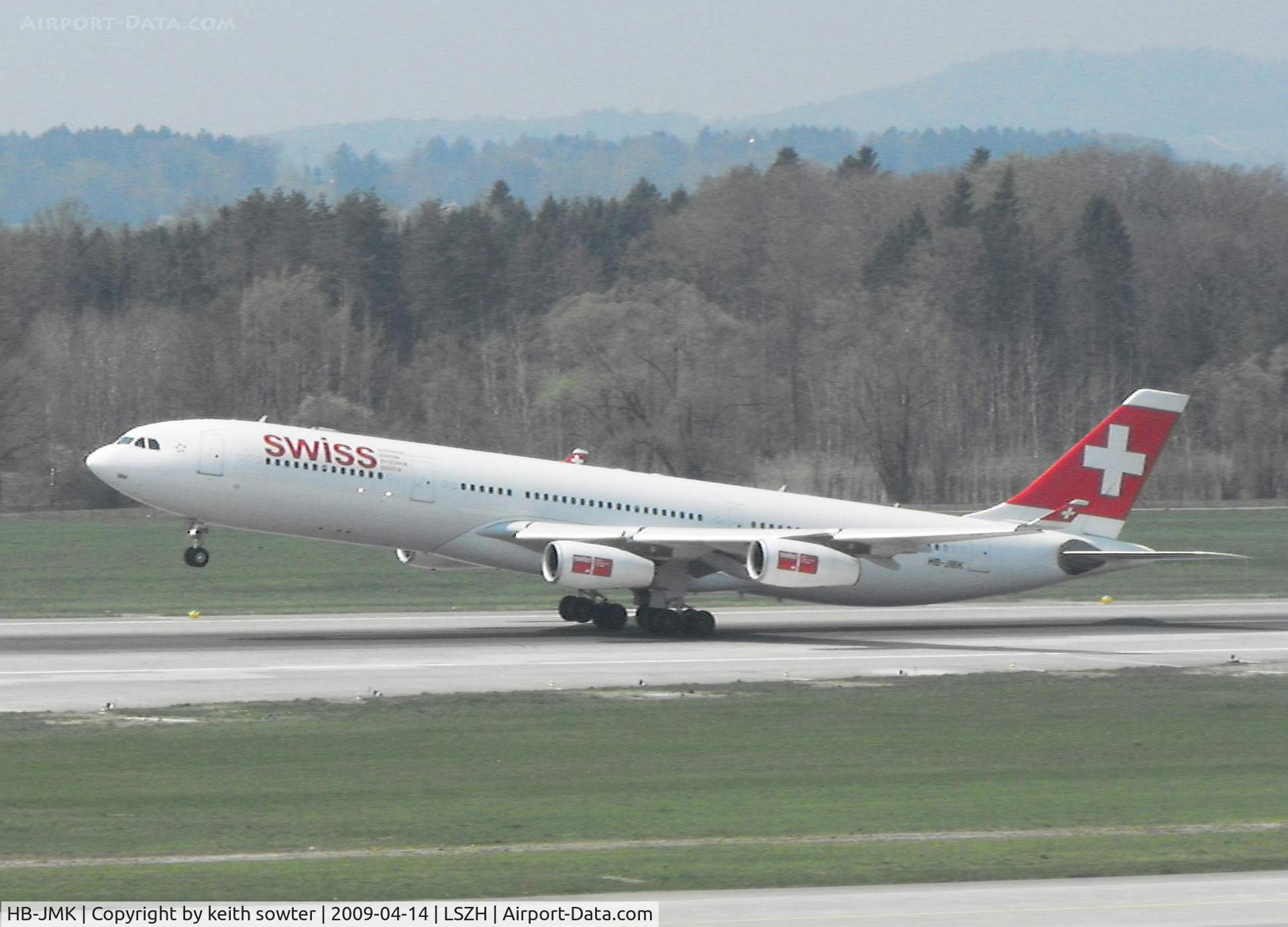 HB-JMK, 1997 Airbus A340-313 C/N 169, Taken from the excellent Viewing Deck 